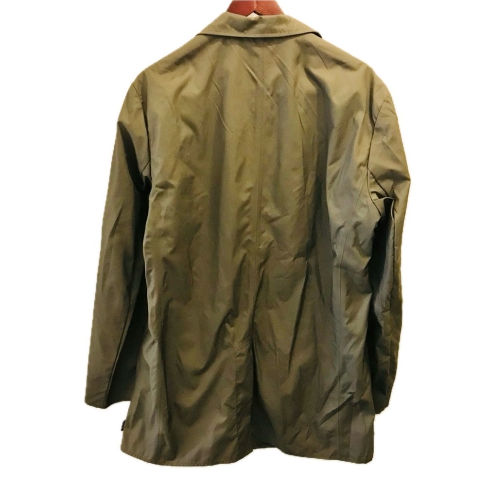 Armani Collezioni Rain Coat 42 brown green jacket - Picture 2 of 15